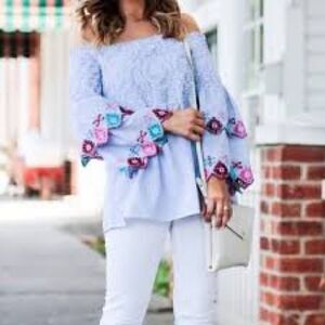 Loft Fiesta Off the Shoulder Top